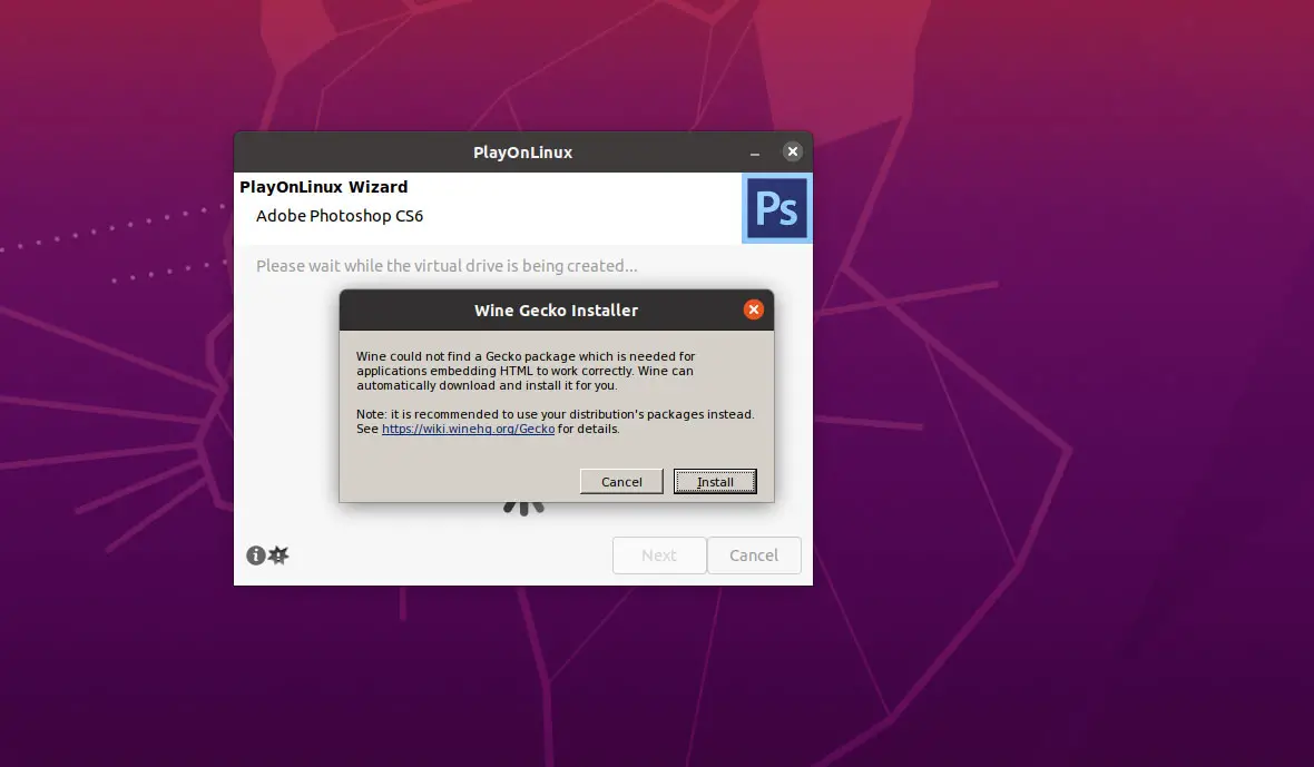 Hướng dẫn cài đặt photoshop CS6 trên Ubuntu 22.10 Kinetic Kudu (ảnh minh họa)