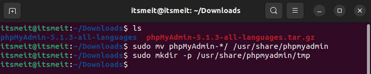 Cấu hình phpMyadmin trên Linux Ubuntu