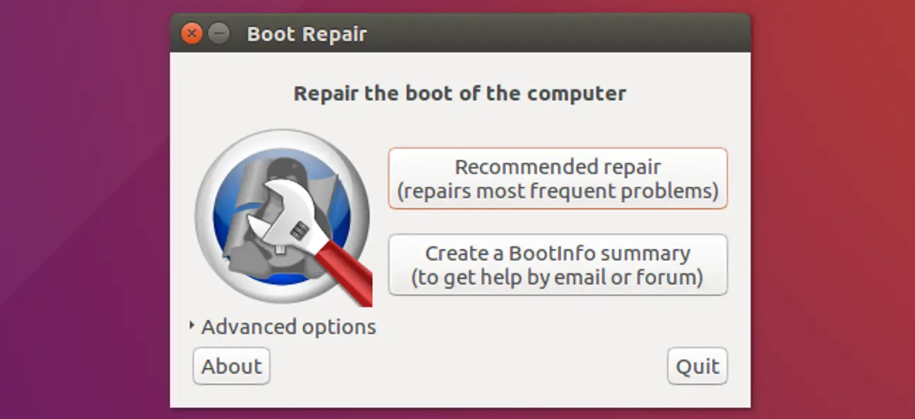 sua loi vao thang windows khi cai song song ubuntu boot repair