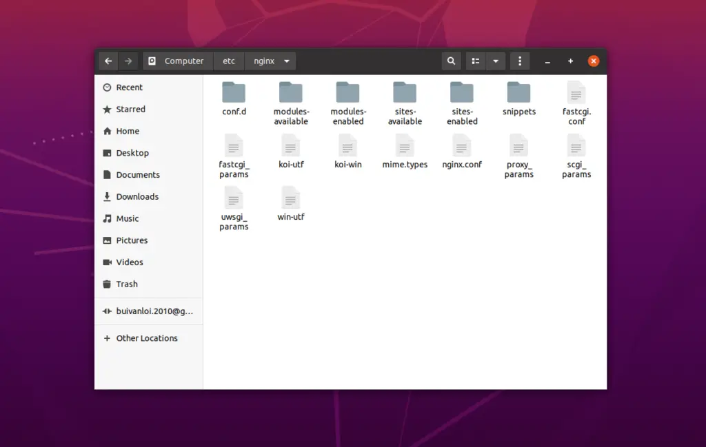 Tổng quan về thư mục Nginx trên Ubuntu & Linux