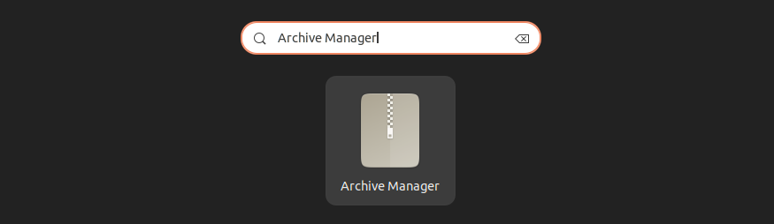 Set password for zip and RAR files using Archive Manager