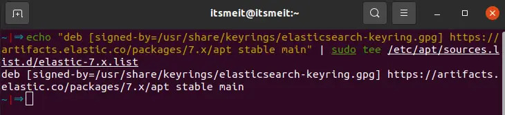 Add Elasticsearch PGP key