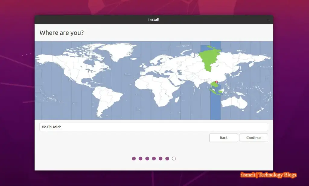 Thiết lập múi giờ và User, khởi động Ubuntu