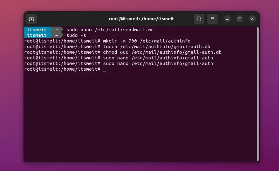 Xây dựng cấu hình gmail SMTP trên Ubuntu 22.04