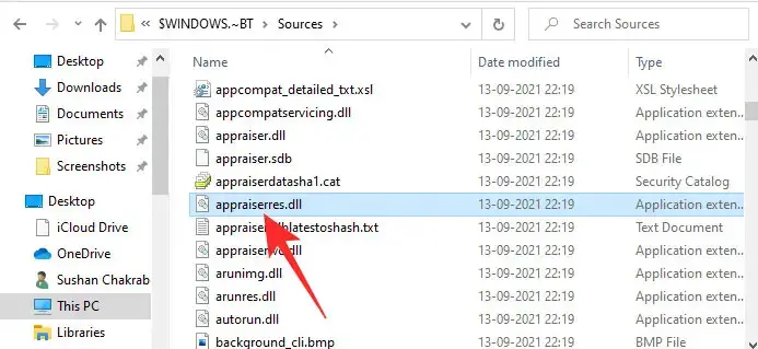 delete Appraiserres.dll in File ISO Windows 11