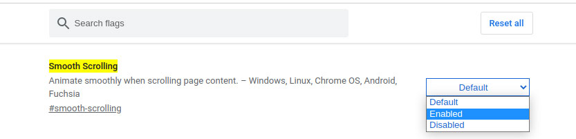 Disable Use hardware acceleration when available Chrome