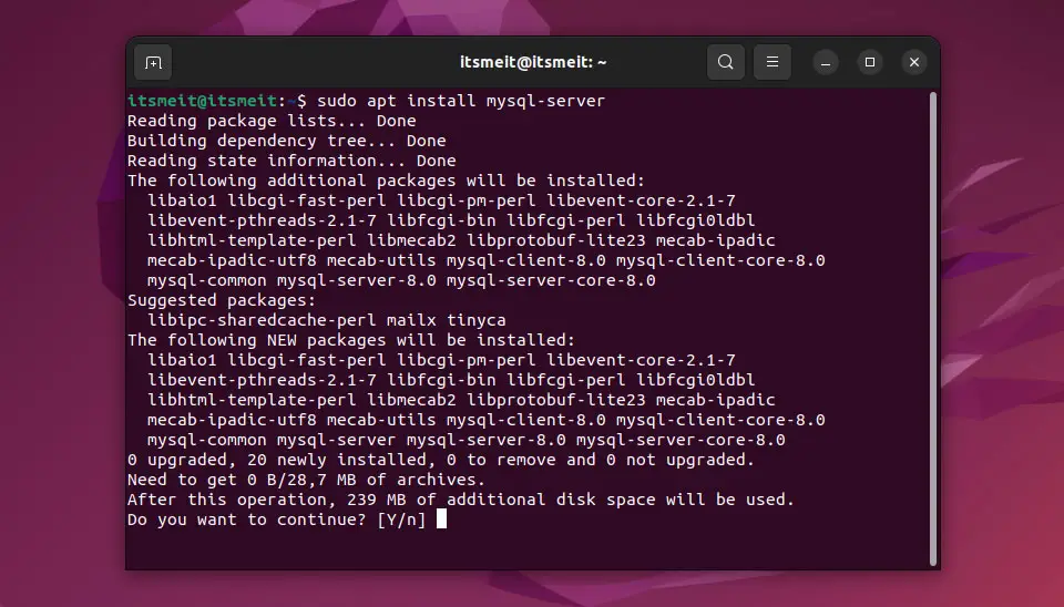 Cách cài đặt và cấu hình tối ưu MySQL trên Ubuntu 22.04 Linux