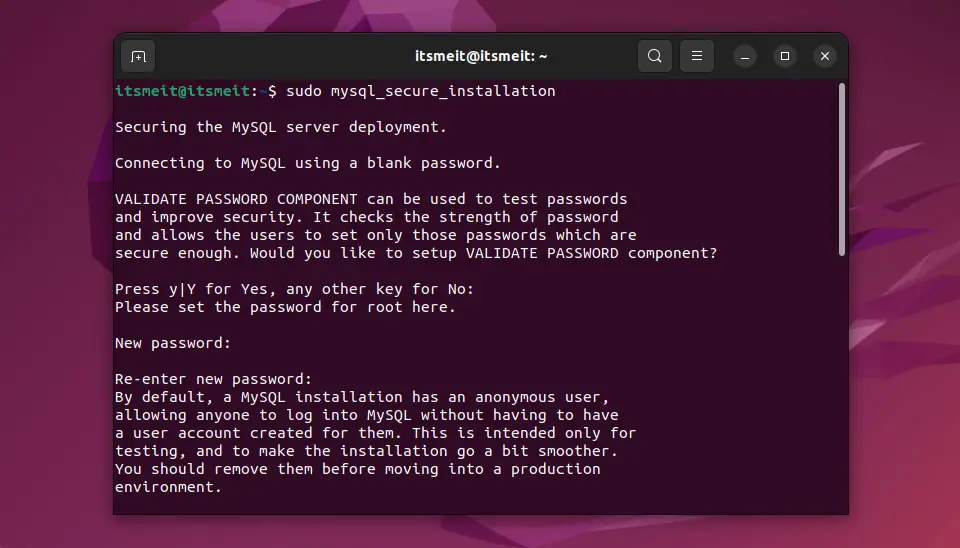 Bảo mật MYSQL trên Ubuntu / Linux
