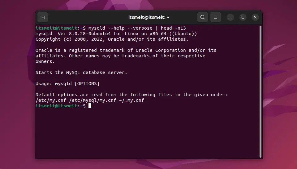 Config and Optimization MYSQL on Ubuntu 22.04 Linux