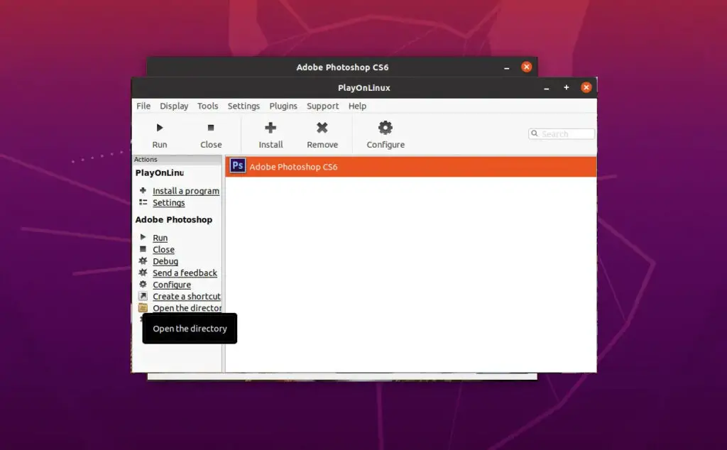 Kích hoạt Photoshop CS6 Ubuntu