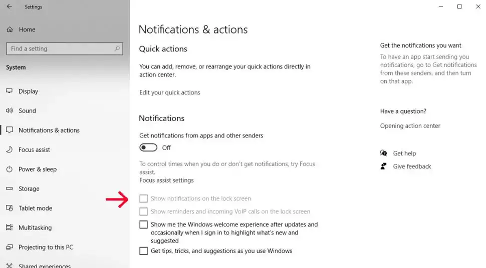 Disable Notifications for Windows 11, 10