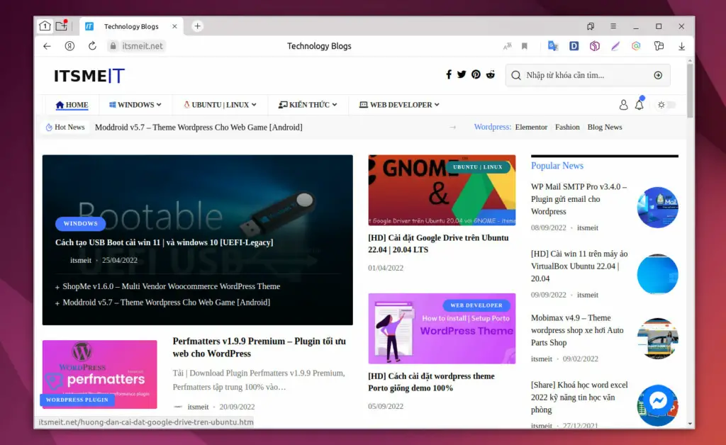 feature Yandex browser on Ubuntu 22.04