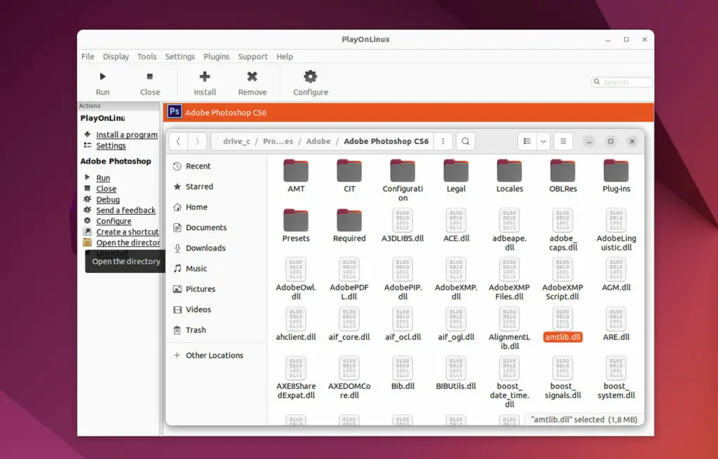 Activate Photoshop CS6 on Ubuntu 22.04