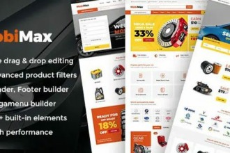 Mobimax v5.1 - Auto Parts Shop Theme WooCommerce