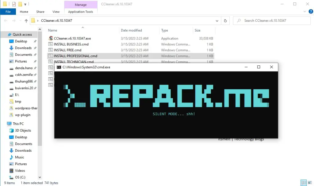 install CCleaner Repack 6.20