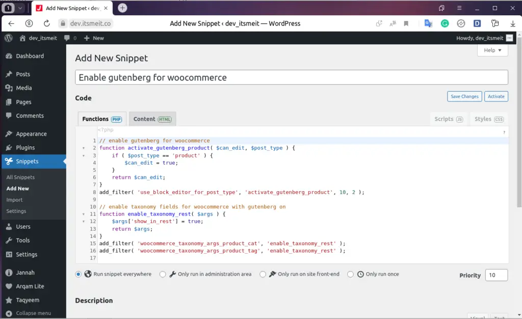 how to use the block editor in woocommerce product 3