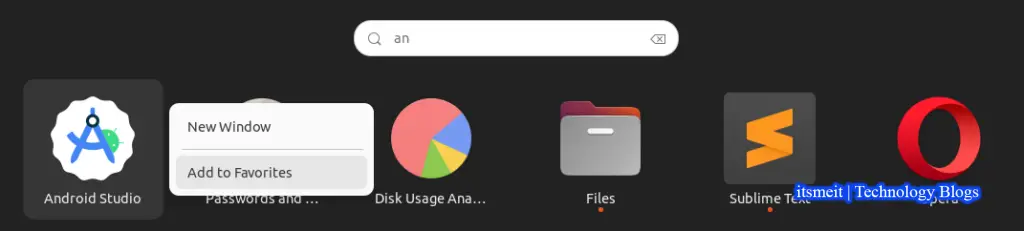 Add Android Studio icon to taskbar