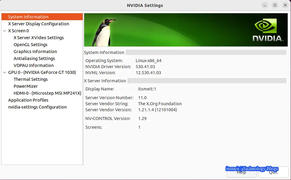 fix Ubuntu 22.04 screen turn off when click settings