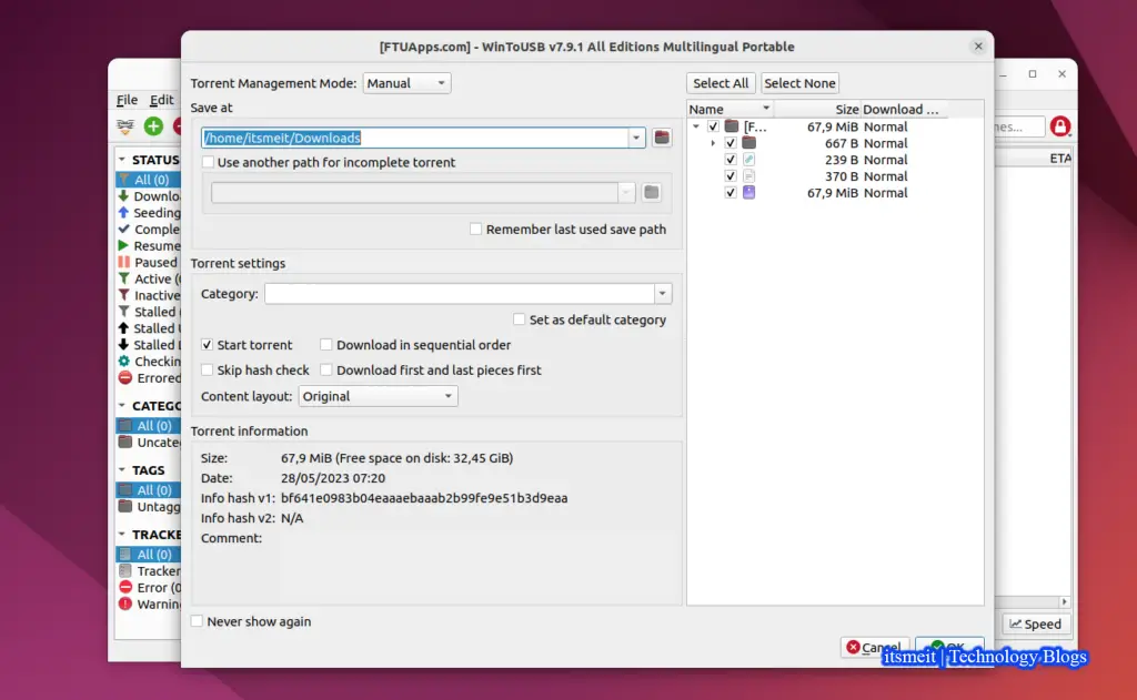 cách sử dụng qBittorrent trên Ubuntu 22.04