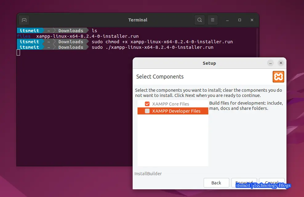 Cài đặt Xampp trên Ubuntu 22.04 hoặc 20.04