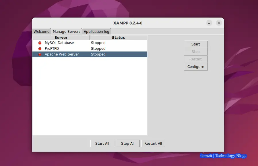 cài đặt XAMPP trên Ubuntu 22.04 hoặc Linux