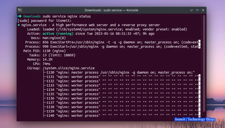 Service command in Ubuntu, Linux
