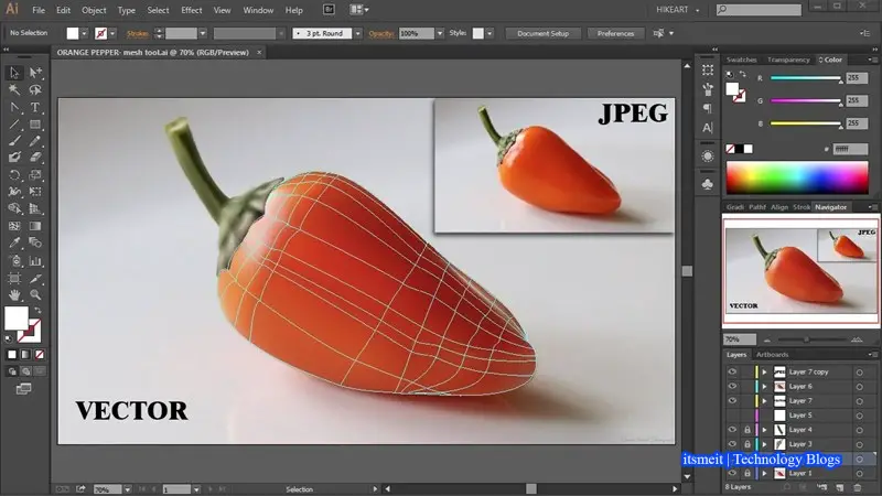 Tính năng Vẽ và tạo hình Adobe Illustrator 2023
