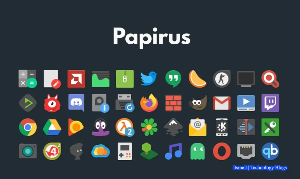 Ubuntu Papirus Icon Theme