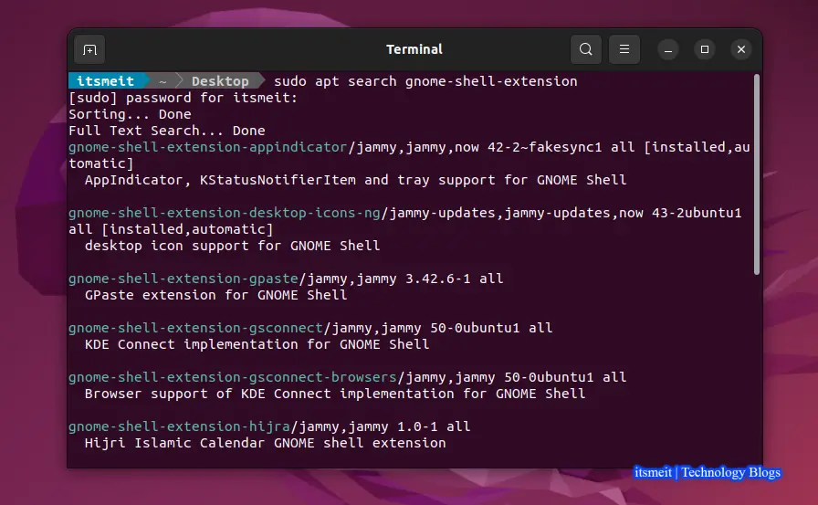 Install Gnome Tweak ubuntu