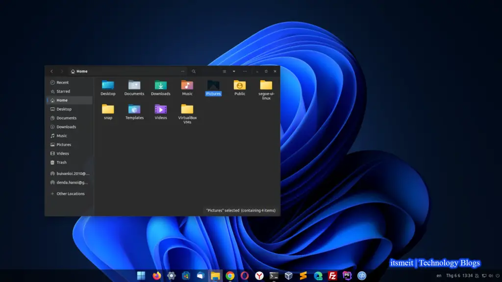 Cách cài theme Windows 11 Ubuntu 22.04