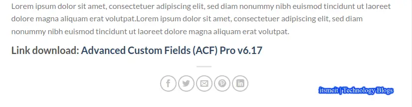 Hiển thị các Field ACF ra trang sản phẩm hoặc bài viết