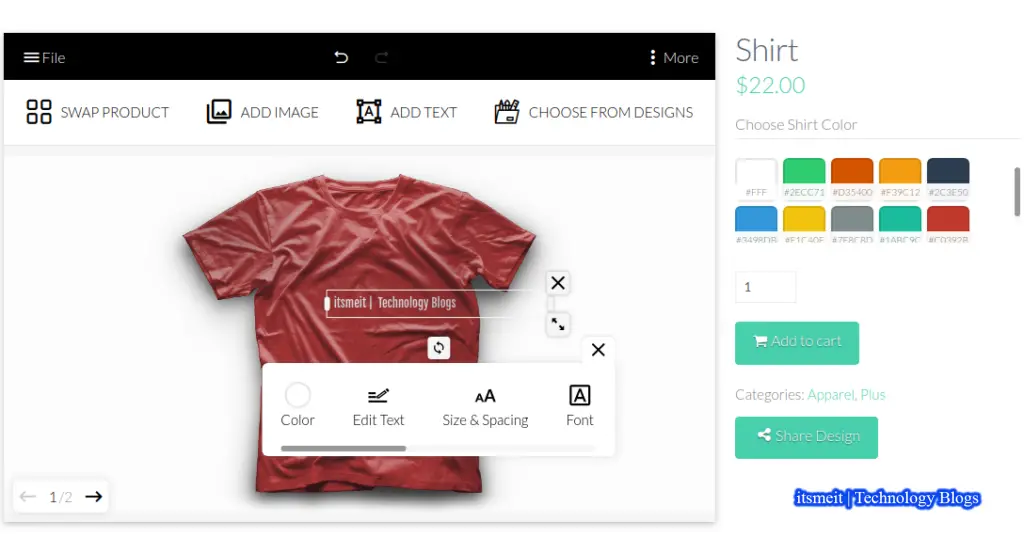 Fancy Product Designer v6.0.11 WordPress Custom T-shirts, Clothes