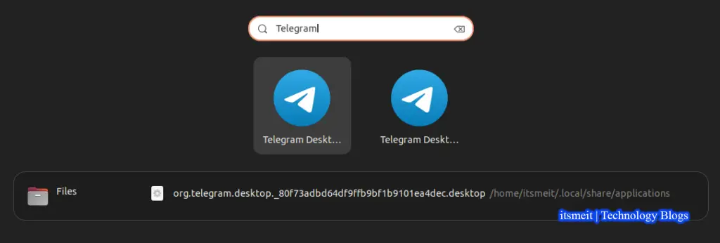 Cài đặt Telegram bằng lệnh terminal (APT)