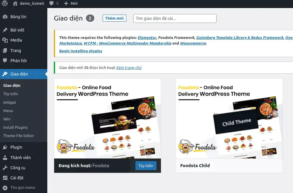 foodota online food delivery theme wordpress