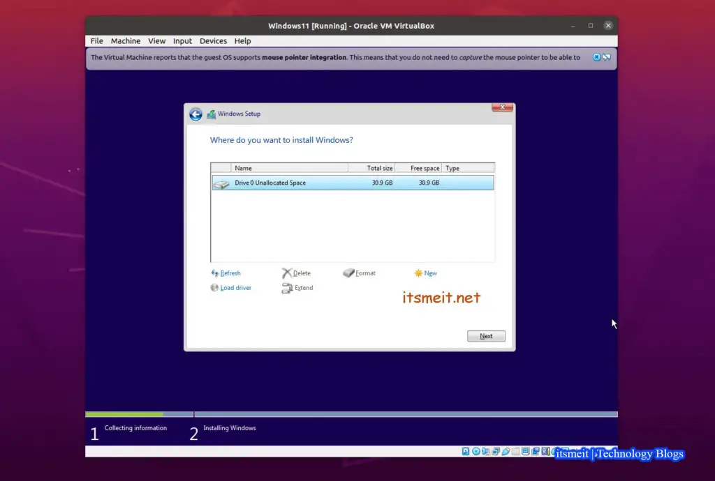 Cài Windows 11 trên Ubuntu 22.04 qua VirtualBox
