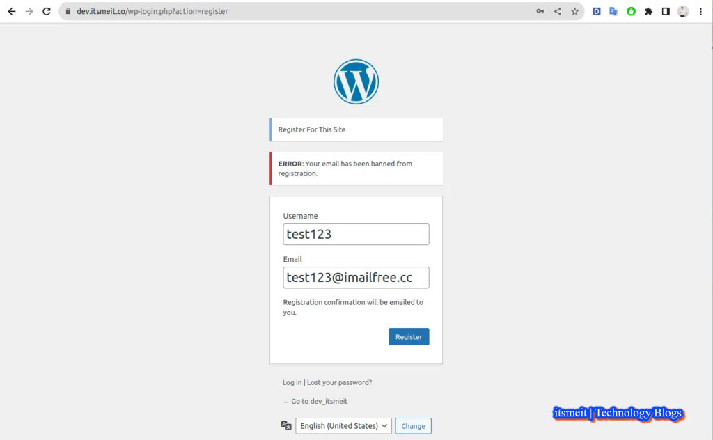 Prevent Spam Register Plugin - Block WordPress Spam Accounts