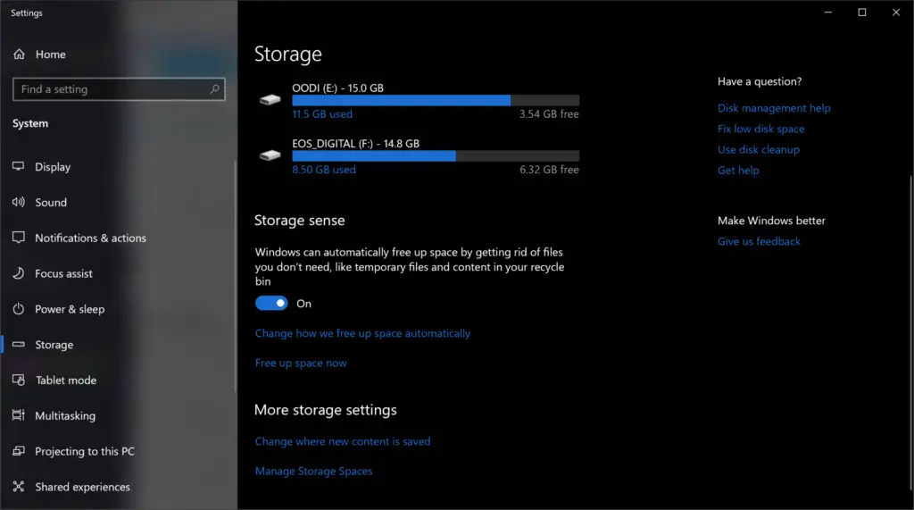 Clean up your drive to optimize the operating system windows 10, 11