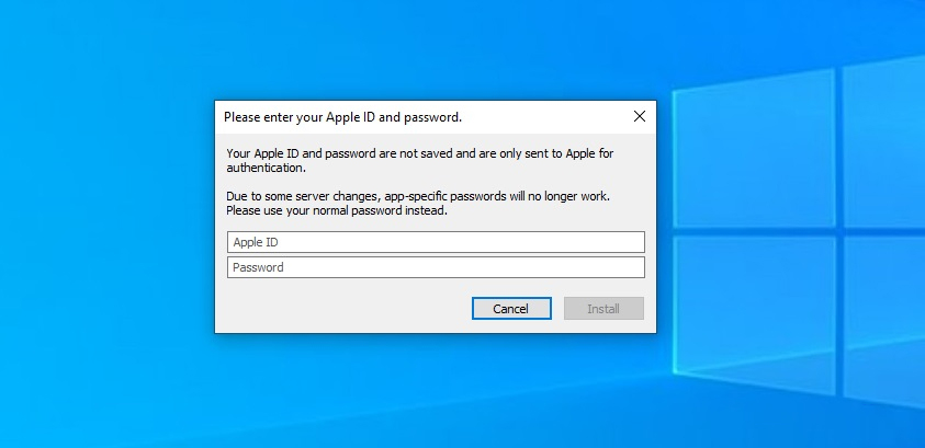 Login Apple ID