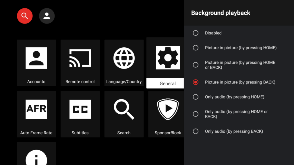 Configuring Background Video Playback Smartube TV