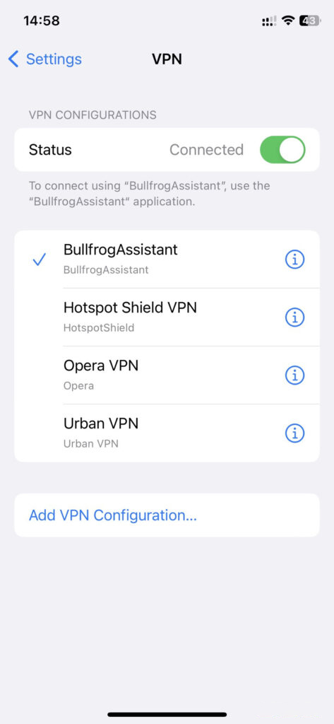 connect vpn