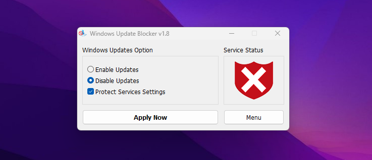 Disable Windows 11 Updates Using Tool