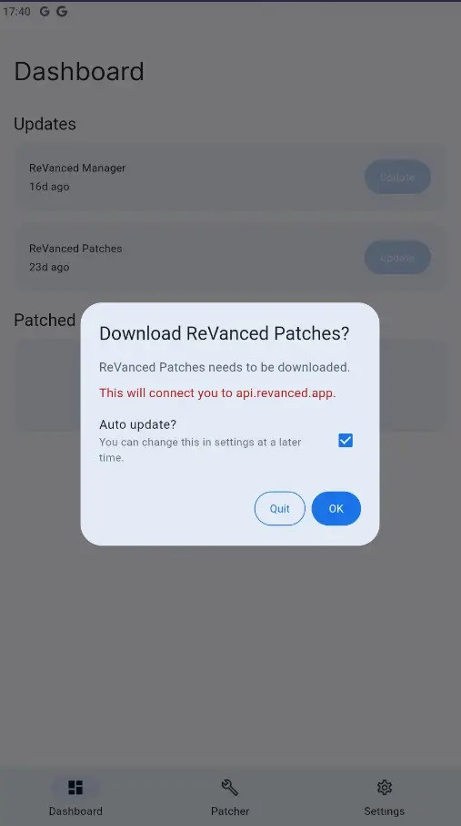 download revanced pacher