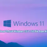How to download Windows ISO from Microsoft