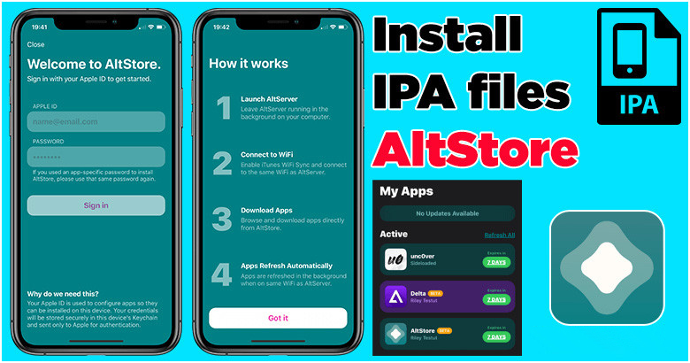 install apps on IPHONE using AltStore