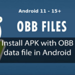 Install APKs with OBB Data