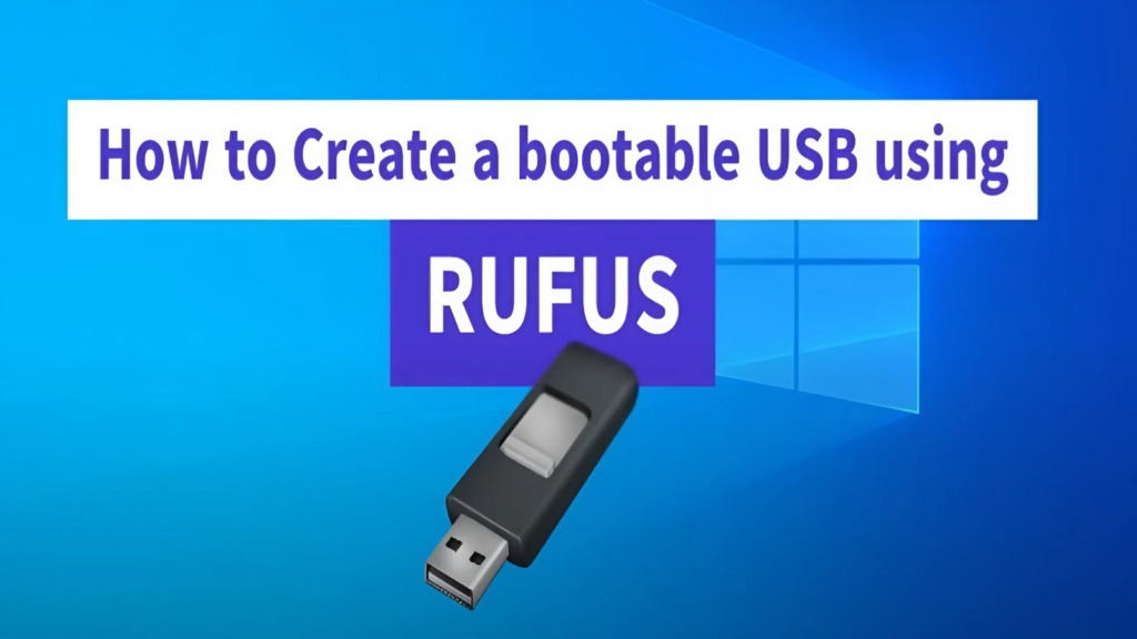 create bootable USB install Windows