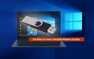 create bootable USB install Windows
