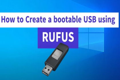 create bootable USB install Windows