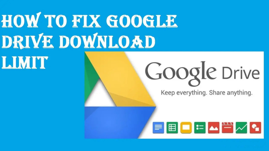 How to download files Google Drive limited