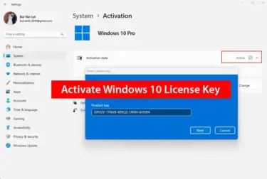 Activate Windows 10 CMD
